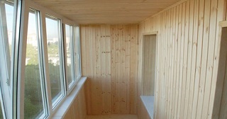 Отделка балкона под ключ Курган, цена от 5726 руб.