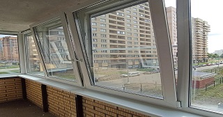 Остекление балкона Курган цена от 9714 руб. м/п. за 50 часов