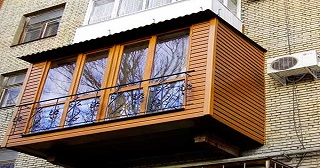 Внешняя отделка балкона Курган цена от 1023 руб. м/2.
