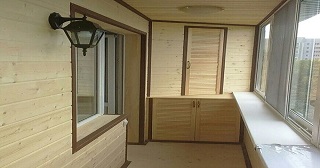 Отделка балкона под ключ Курган, цена от 5726 руб.